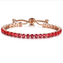 Load image into Gallery viewer, Luxury 4mm Cubic Zirconia Tennis Bracelets Iced Out Chain Crystal Wedding Bracelet For Women Men Gold Silver Color Bracelet