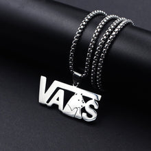 Load image into Gallery viewer, FIREBROS 2021 New Fashion Street Hip-Hop Rock Jewerly Men Women Stainless Steel Quenched Letter Magazine Flame Pendant Necklaces