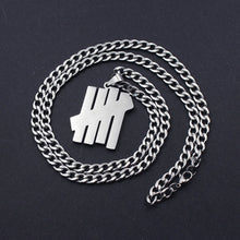 Load image into Gallery viewer, FIREBROS 2021 New Fashion Street Hip-Hop Rock Jewerly Men Women Stainless Steel Quenched Letter Magazine Flame Pendant Necklaces